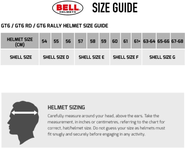 bell gt6 helmet size guise