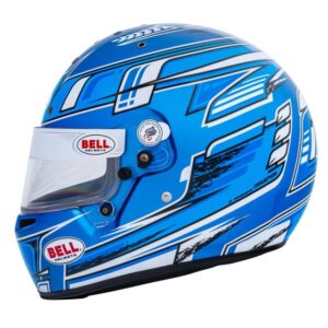 bell kc7 champion helmet blue side