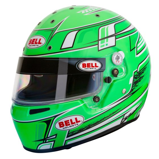 bell kc7 champion helmet green