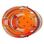 bell kc7 champion helmet orange top