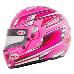 bell kc7 champion helmet pink side