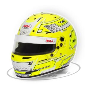 bell rs7 k stamina yellow kart helmet