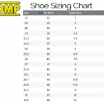 OMP boots size guide