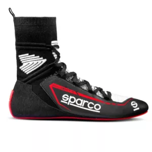 sparco 001278 x light+ race boots black red