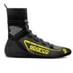 sparco 001278 x light+ race boots black yellow